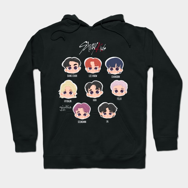 SKZ fanart Hoodie by Giullia - Yeppeunyeppeun Art